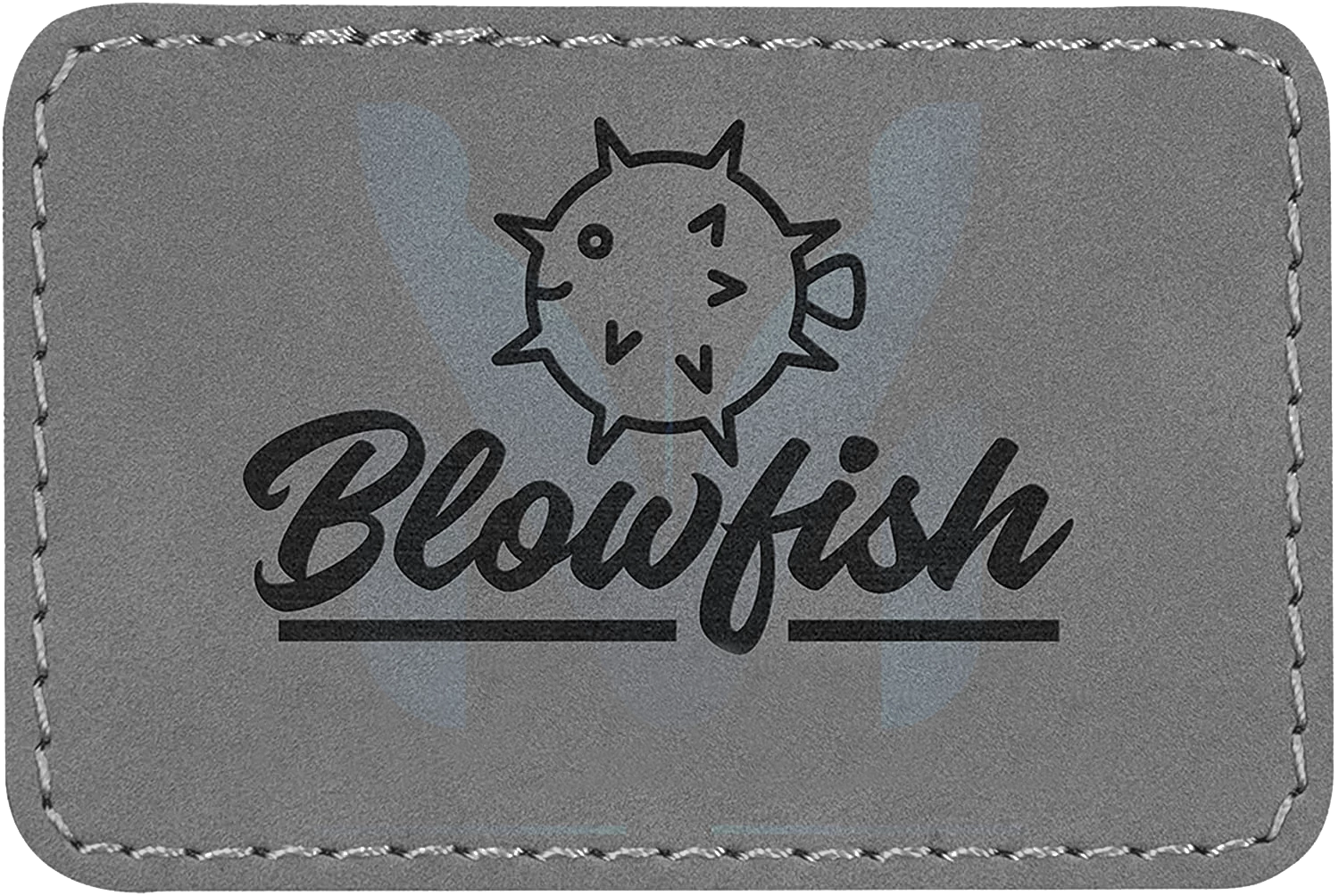 Blowfish leather patches